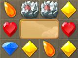 Jewel Pirates level with rocks Rocks level in Jewel Pirates