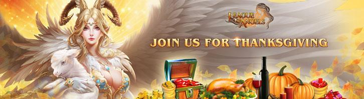 League of Angels Invites You to a Thanksgiving Feast League of Angels Invites You to a Thanksgiving Feast