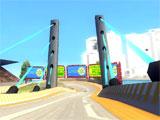 Race track in BallisticNG BallisticNG race track