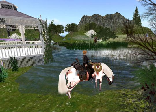 Second Life: Beautiful sceneries that you can explore with your horse Second Life: Beautiful sceneries that you can explore with your horse