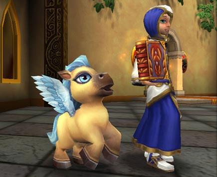 Cute Pony Pet in Wizard 101 Cute Pony Pet in Wizard 101