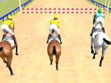 Jumping a hurdle in Horse Racing Derby Simulator 3D Jumping a hurdle in Horse Racing Derby Simulator 3D