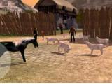 Performing a quest in Family Horse Simulator Performing a quest in Family Horse Simulator