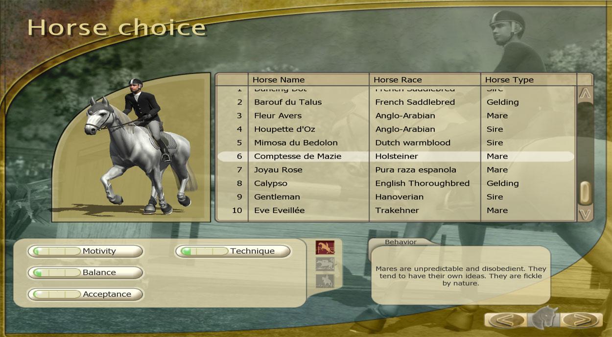 ride equestrian simulation free equestrian games online