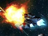 Fleet space battle in Battle Space 2 fleets fighting for territory in Battle Space