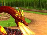 Fighting a Dragon in Wizard 101 A group of wizards take on a Dragon in Wizard 101