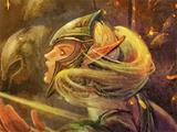 Heroes jump into action in Runes of Magic Heroes fight off evil monsters in Runes of Magic
