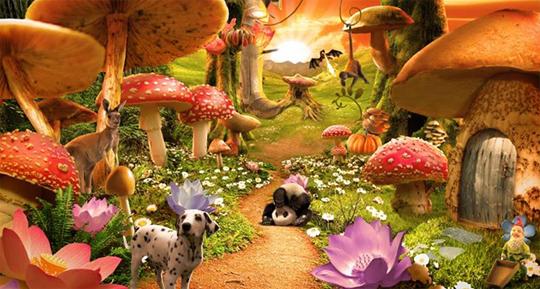 Mushroom Garden in Voyage of Fantasy Mushroom Garden in Voyage of Fantasy
