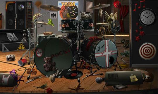 Drum Set in Criminal Case Drum Set in Criminal Case