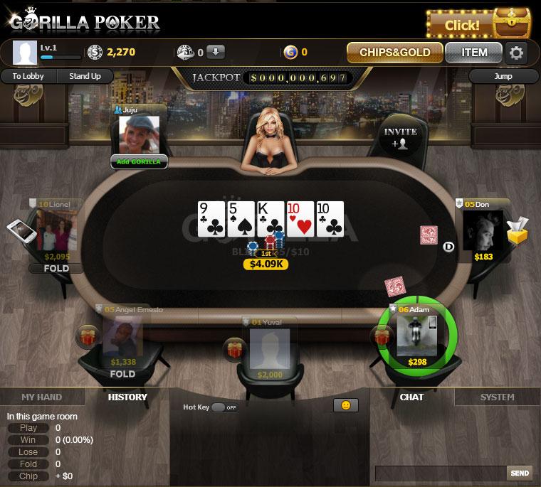 Poker gorilla