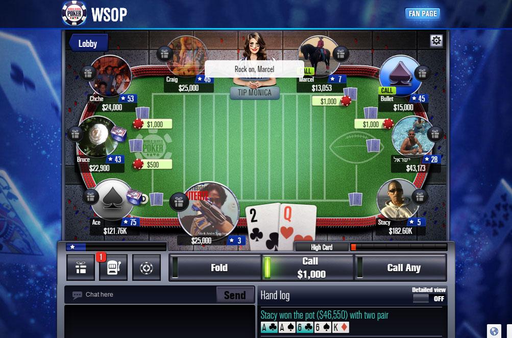 Words related to poker