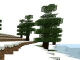 Snowy field in TrueCraft Snowy field in TrueCraft