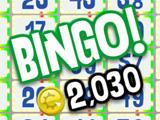 Bingo in Vegas World Vegas World bingo cards with a win