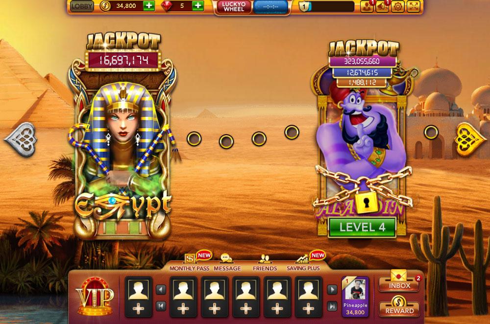 Adventure slots game