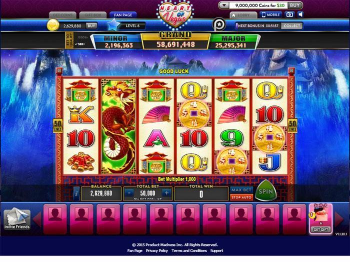 Mirrorball slots hearts