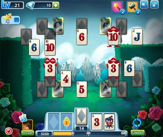 Try Solitaire in Wonderland Try Solitaire in Wonderland