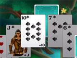 10 of Spades in Solitaire Magic Cards 2: The Fountain of Life Solitaire Magic Cards 2: The Fountain of Life 10 of Shades