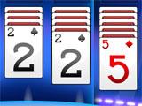 2 of Clubs, 2 of Spades and Five of Diamonds in Solitaire Rivals Solitaire Rivals 2 of Clubs, 2 of Spades and Five of Diamonds