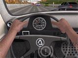 First person driving in Driving Zone: Germany Driving Zone: Germany first person driving