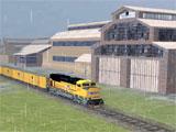 Rainy weather in Train Sim Train Sim rainy weather