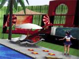 Chilling by the pool in Twinity Twinity chilling by the pool