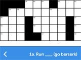 Starting off a new match in Crosswords with Friends Crosswords with Friends starting off a new match