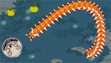 Taking on a cat in Doodle Grub Taking on a cat in Doodle Grub