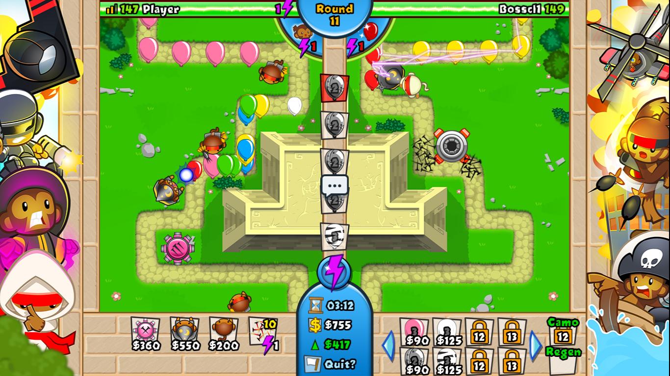 bloons adventure time td bloon beacon map